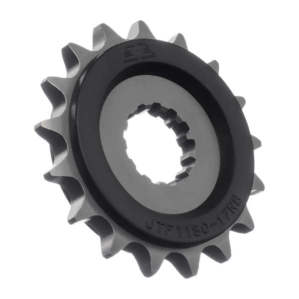 JT 1180 RUBBER CUSHIONED FRONT SPROCKET 17 TEETH RUBBER CUSHION JTF1180.17RB