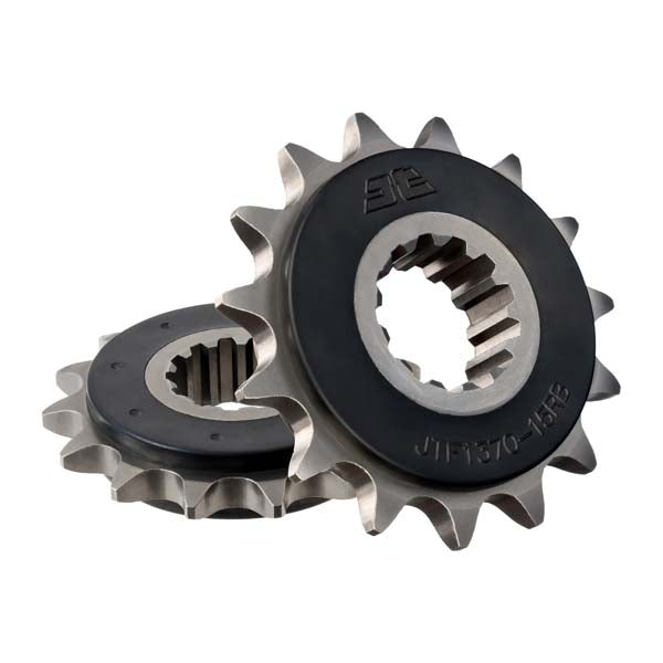 JT 1370 RUBBER CUSHIONED FRONT SPROCKET 15 TEETH RUBBER CUSHION JTF1370.15RB