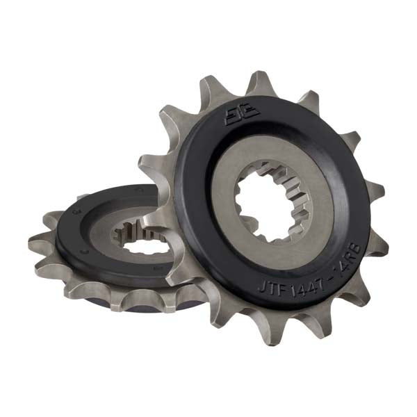 JT 1447 RUBBER CUSHIONED FRONT SPROCKET 14 TEETH RUBBER CUSHION JTF1447.14RB
