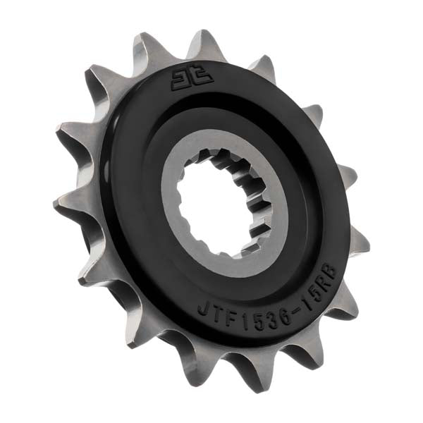 JT 1536 RUBBER CUSHIONED FRONT SPROCKET 15 TEETH RUBBER CUSHION JTF1536.15RB