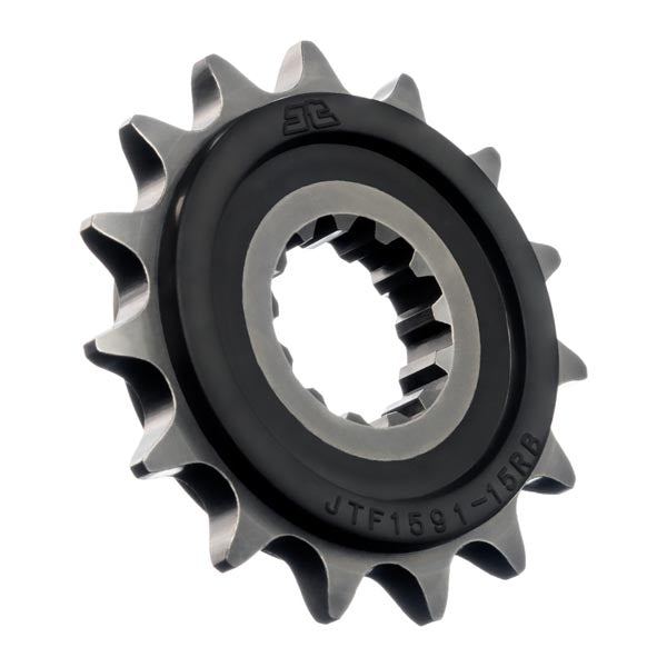 JT 1591 RUBBER CUSHIONED FRONT SPROCKET 15 TEETH RUBBER CUSHION JTF1591.15RB