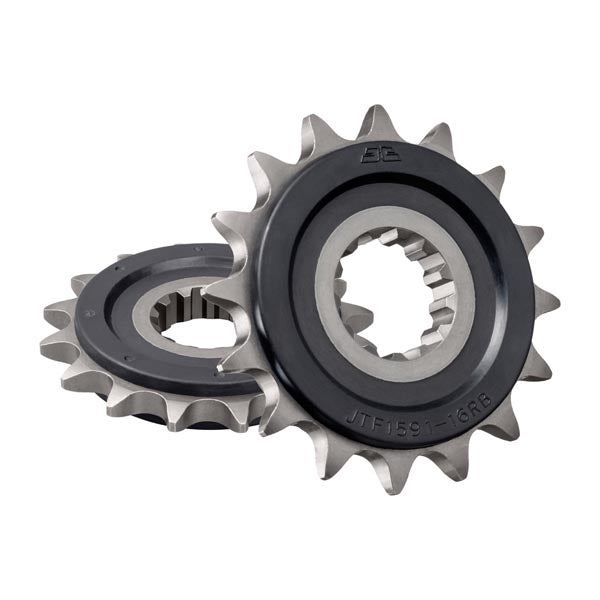 JT 1591 RUBBER CUSHIONED FRONT SPROCKET 16 TEETH RUBBER CUSHION JTF1591.16RB