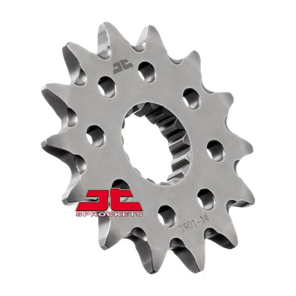 JT 1901 SELF-CLEANING STEEL FRONT SPROCKETS 14 TEETH SELF CLEANING JTF1901.14SC