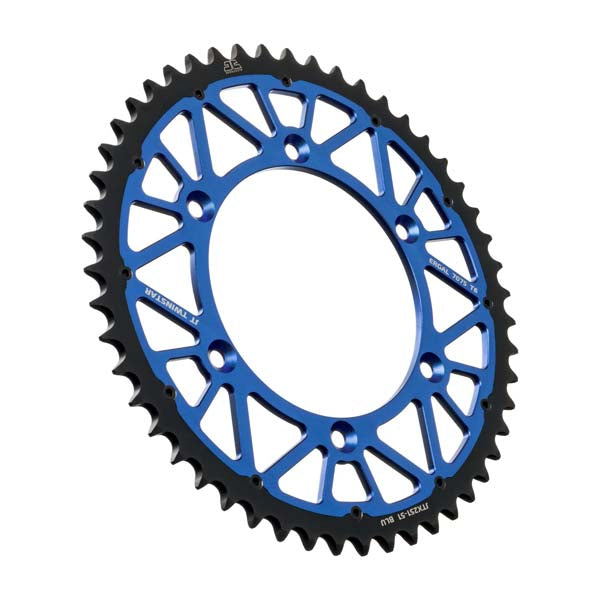 JT 251 TWINSTAR REAR SPROCKET 51 TEETH BLUE JTX251.51BLU