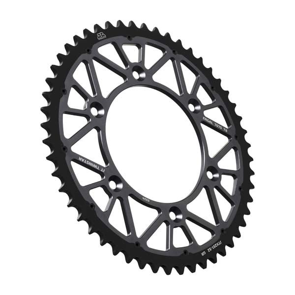 JT 251 TWINSTAR REAR SPROCKET 52 TEETH GREY JTX251.52GR
