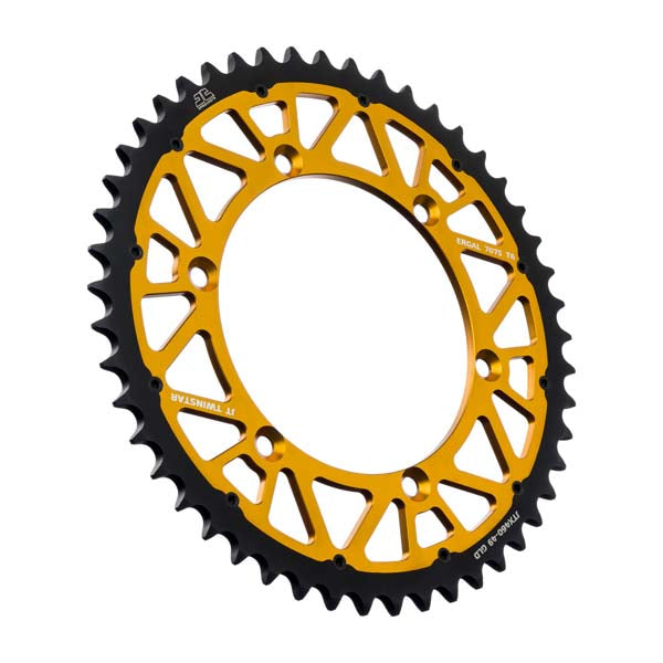 JT 460 TWINSTAR REAR SPROCKET 49 TEETH GOLD JTX460.49GLD