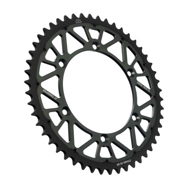 JT 460 TWINSTAR REAR SPROCKET 50 TEETH GREY JTX460.50GR
