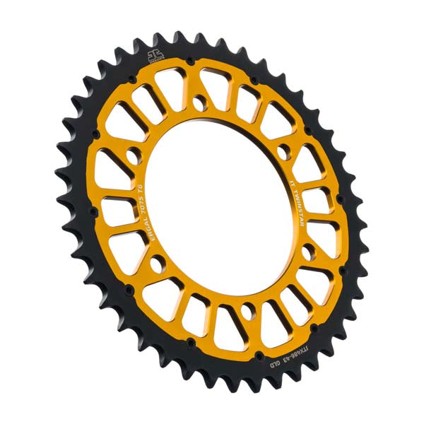 JT 486 TWINSTAR REAR SPROCKET 43 TEETH GOLD JTX486.43GLD