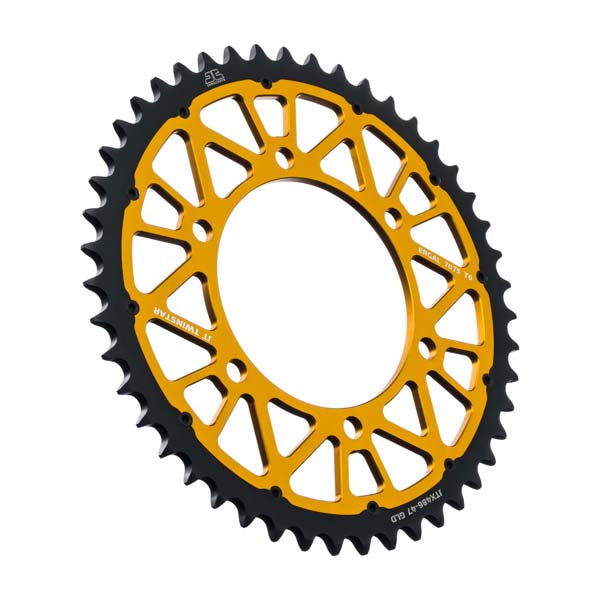 JT 486 TWINSTAR REAR SPROCKET 47 TEETH GOLD JTX486.47GLD