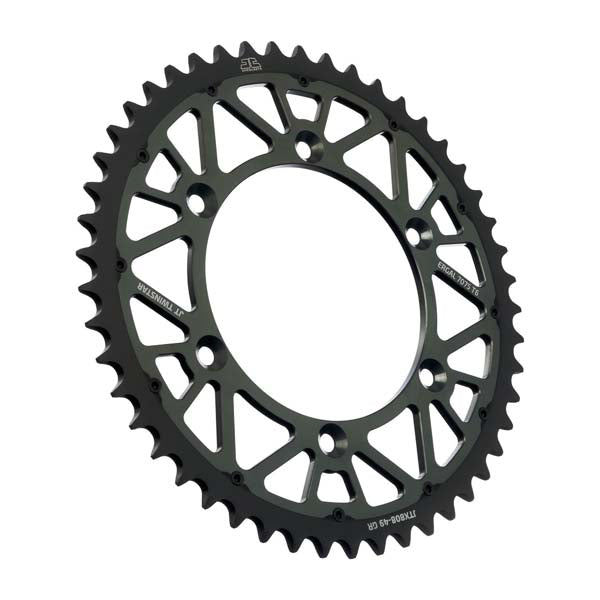 JT 808 TWINSTAR REAR SPROCKET 49 TEETH GREY JTX808.49GR