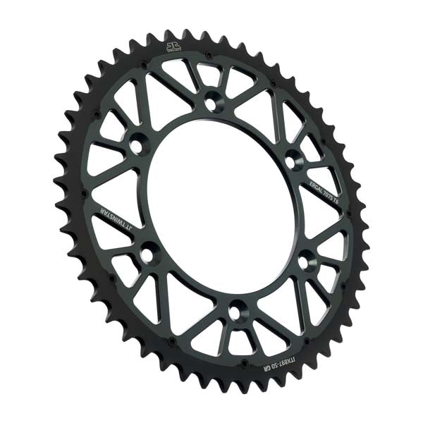JT 897 TWINSTAR REAR SPROCKET 50 TEETH GREY JTX897.50GR