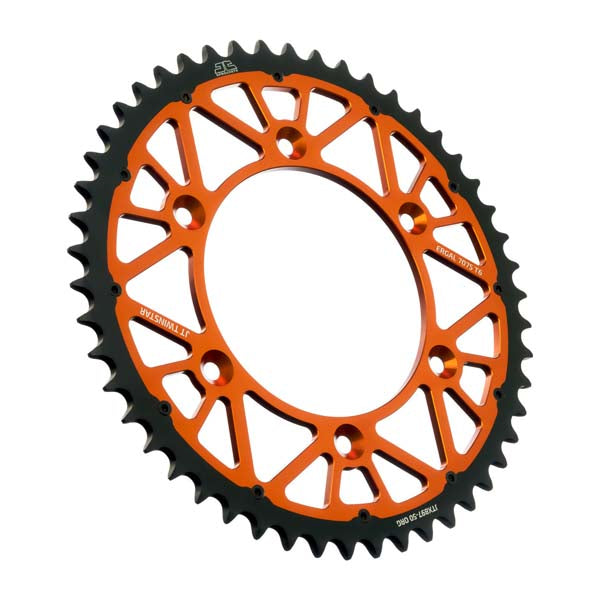 JT 897 TWINSTAR REAR SPROCKET 50 TEETH ORANGE JTX897.50ORG