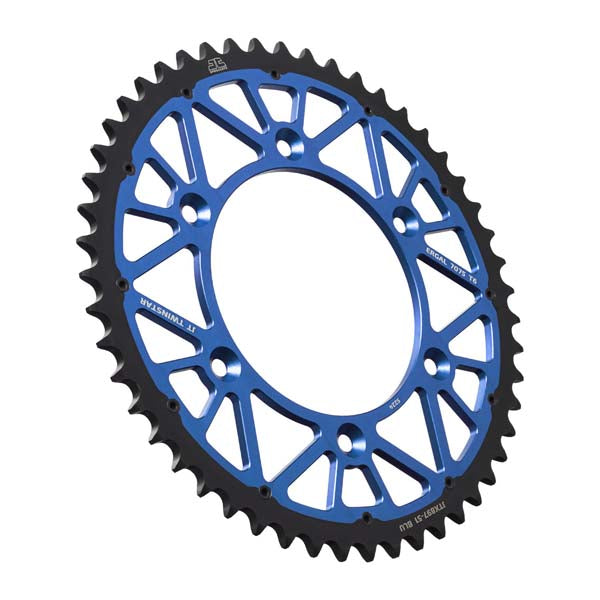 JT 897 TWINSTAR REAR SPROCKET 51 TEETH BLUE JTX897.51BLU