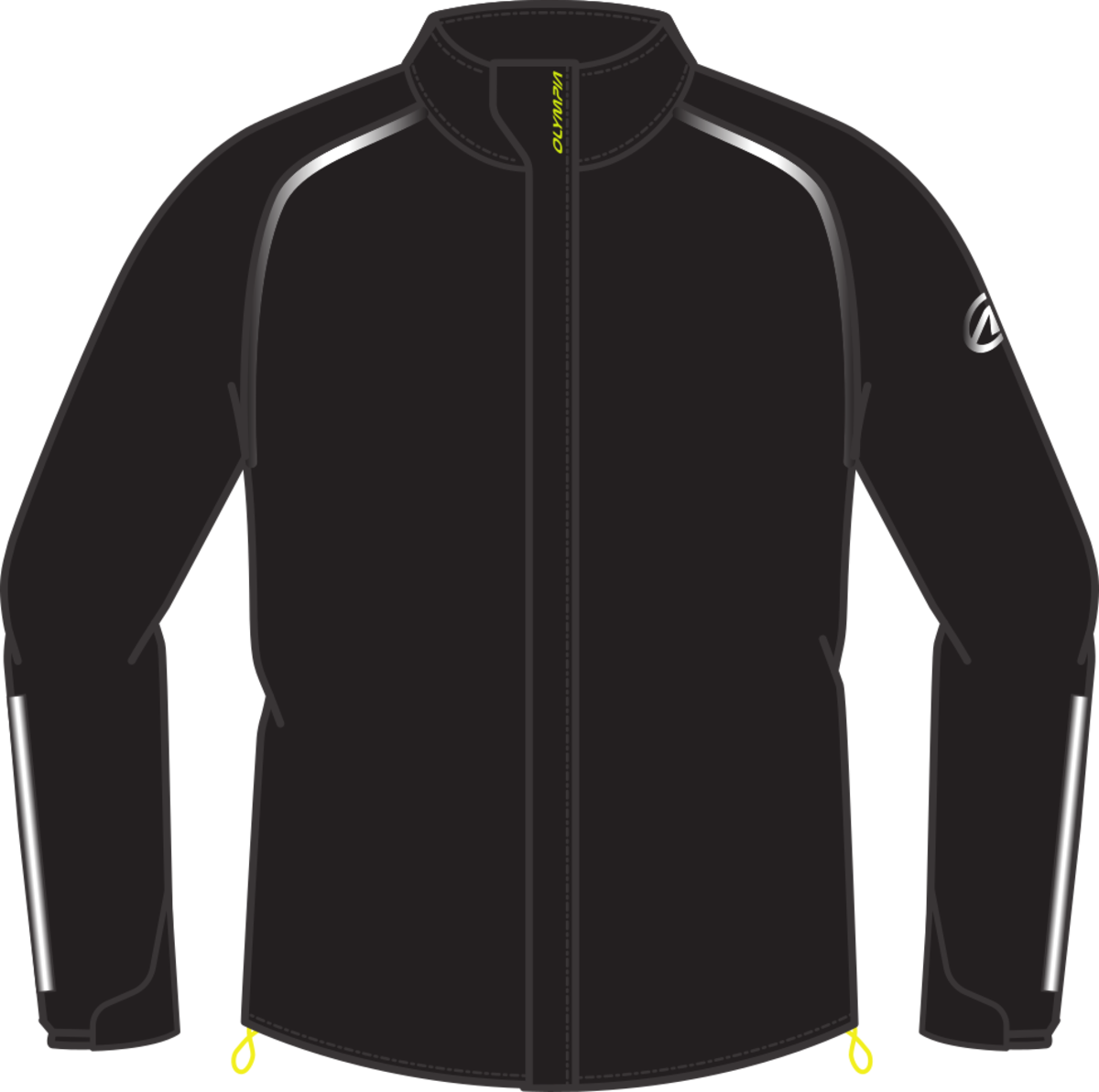 OLYMPIA (U) PORTLAND JKT BLK XL OM19153B-XL
