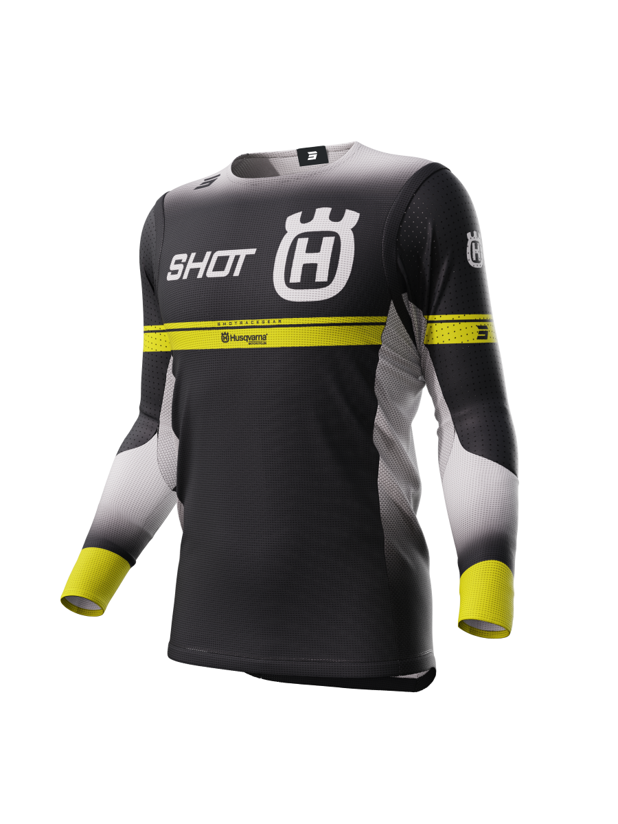 SHOT AEROLITE HUSQVARNA JSY BLK S 244-04005