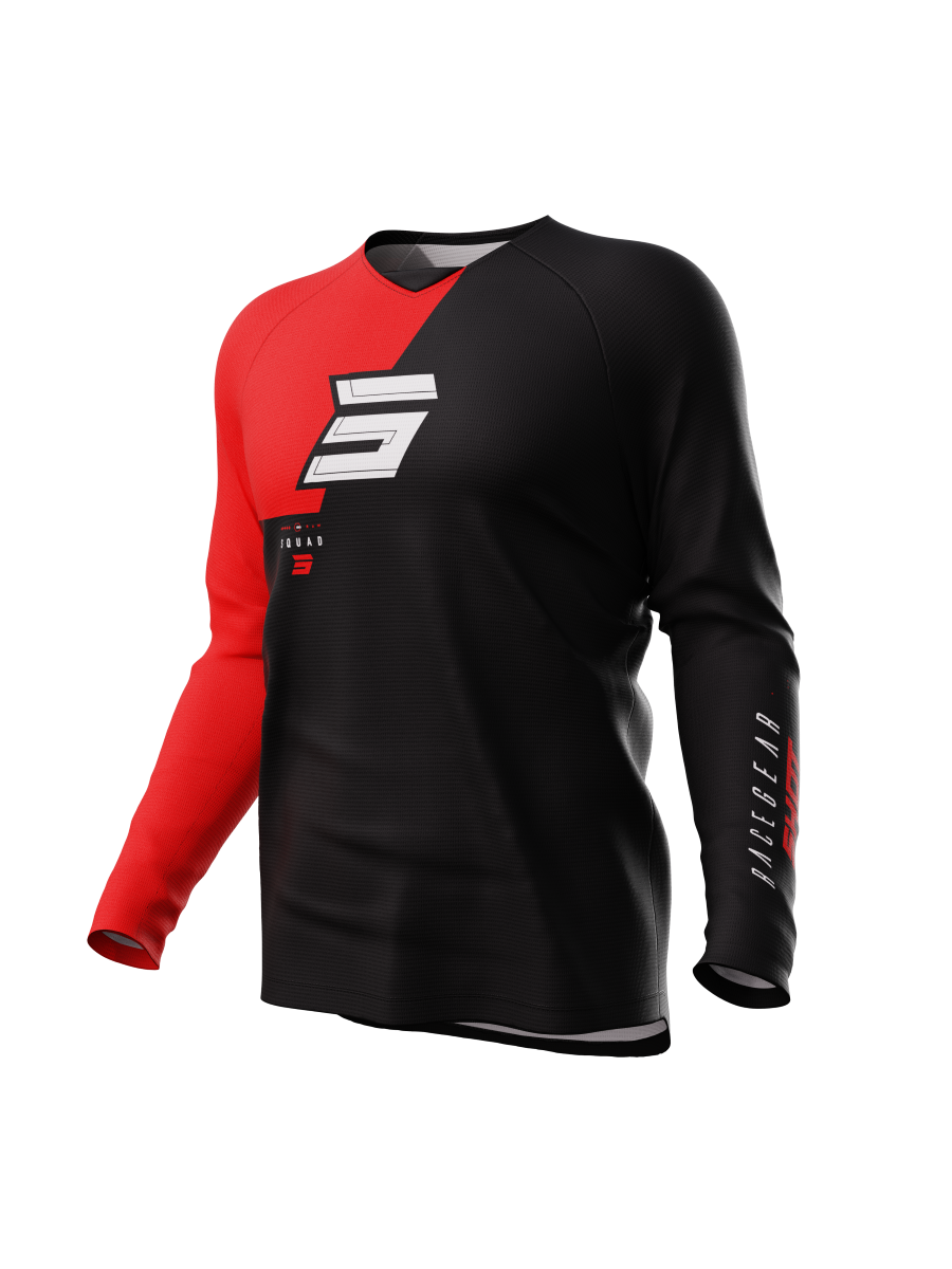 SHOT RAW SQUAD JSY RED XL 244-04130