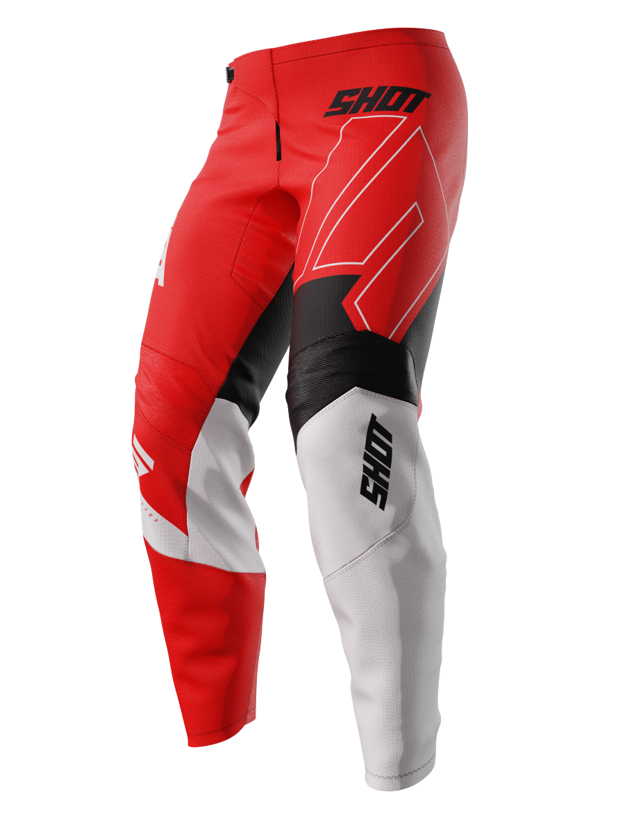 SHOT RAW KID RUSH PANT RED 10/11 244-04145