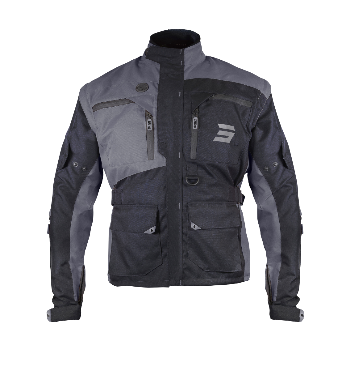 SHOT RACETECH JKT BLK/GREY S 244-04176