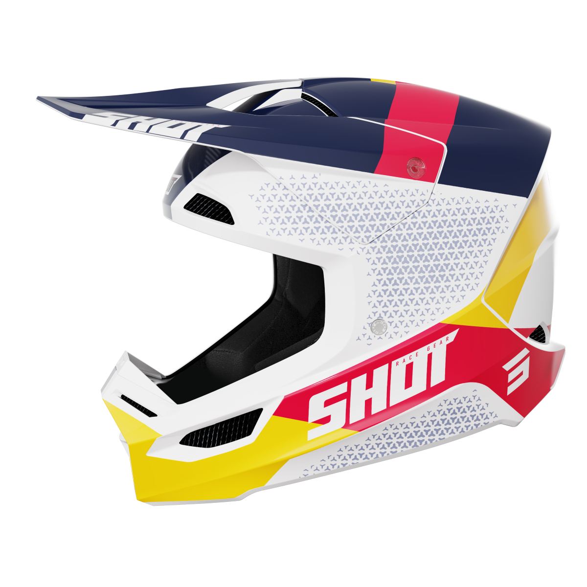 SHOT FURIOUS KID RIDGE RED/BLU GLOSSY M (ECE) 244-04245