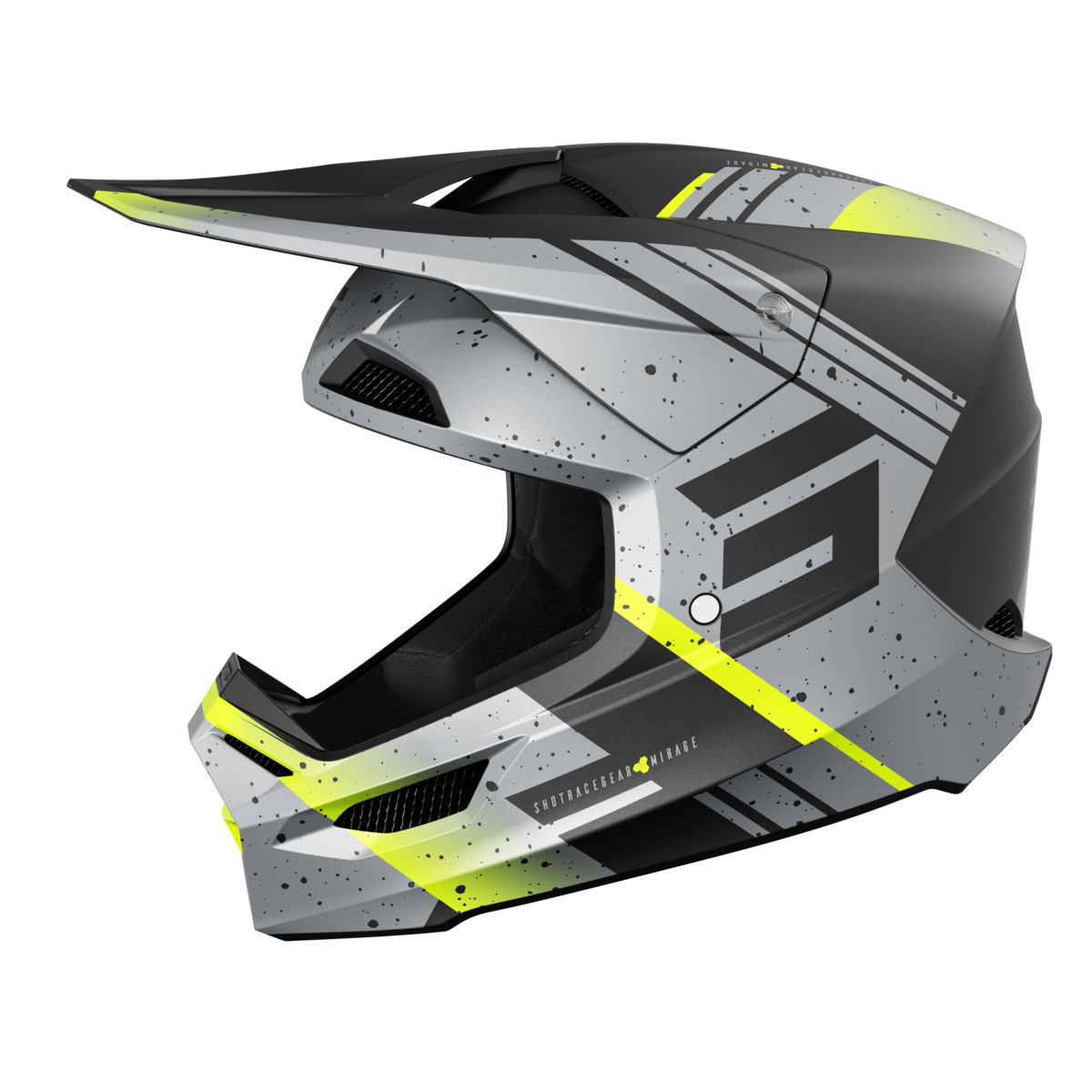 SHOT FURIOUS MIRAGE GRY/NEON YEL MATT M 244-04736