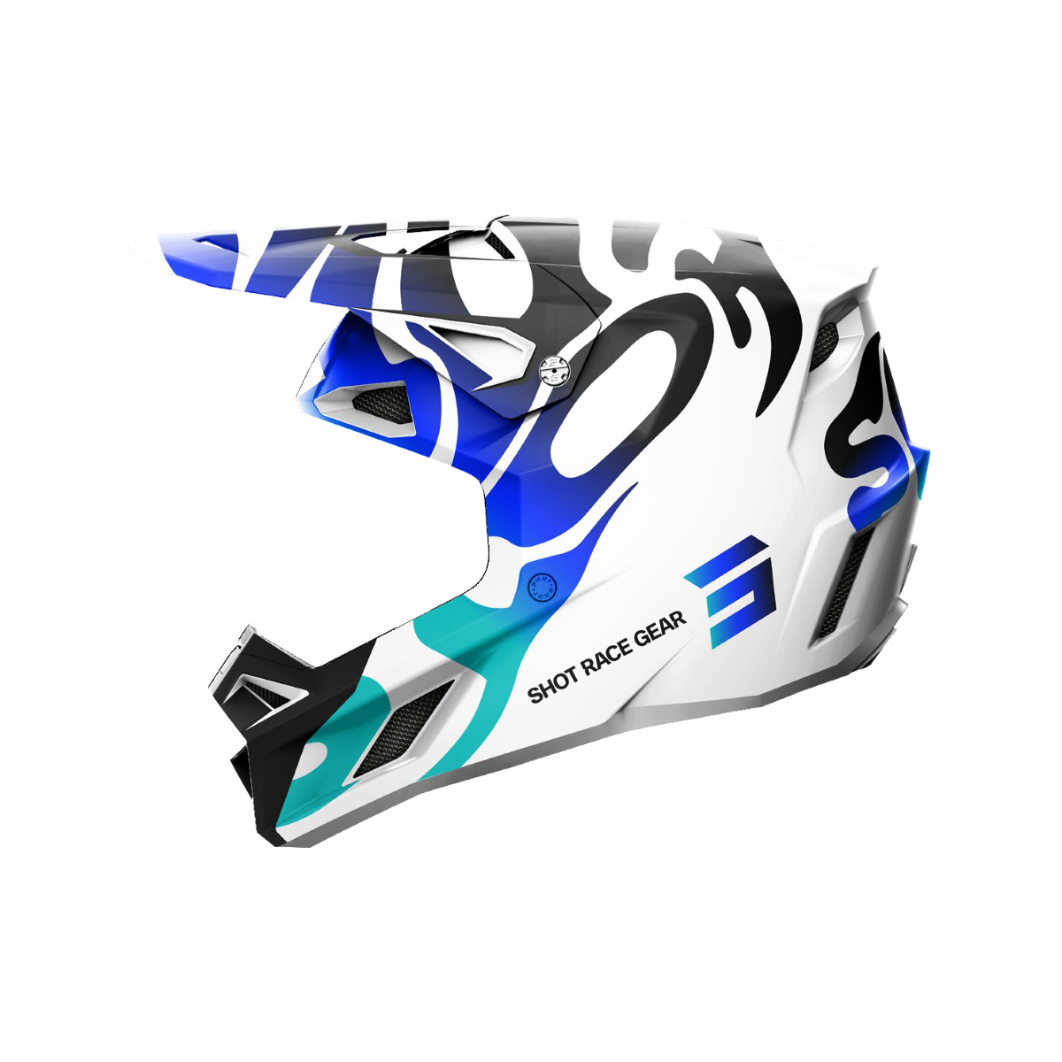 SHOT HELM SPEED GHOST BLUE GLOSSY XL 244-05317