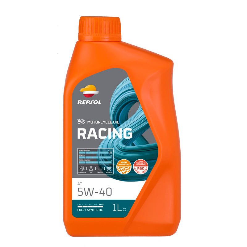 REPSOL REPSOL RACING 4T 5W40 1L (12/CASE) RPP2000JHC