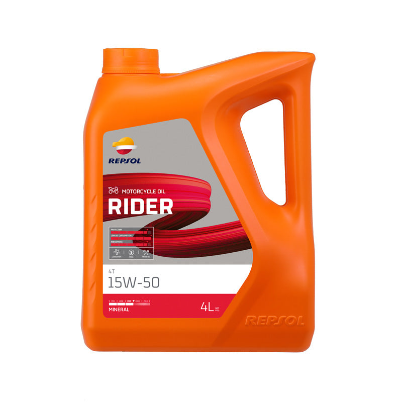 REPSOL REPSOL RIDER 4T 15W50 4L (5/CASE) RPP2130RGB