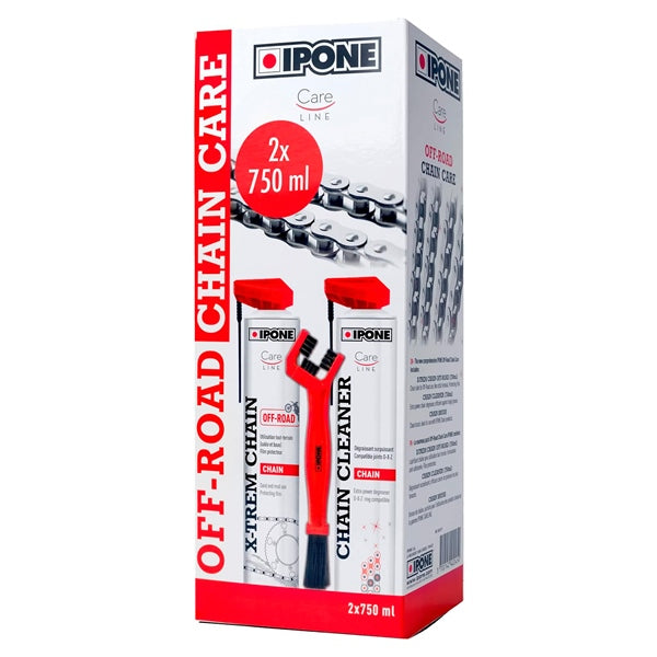 IPONE CHAIN CLEANER+X-TREM CHAIN MX+BRUSH 800737