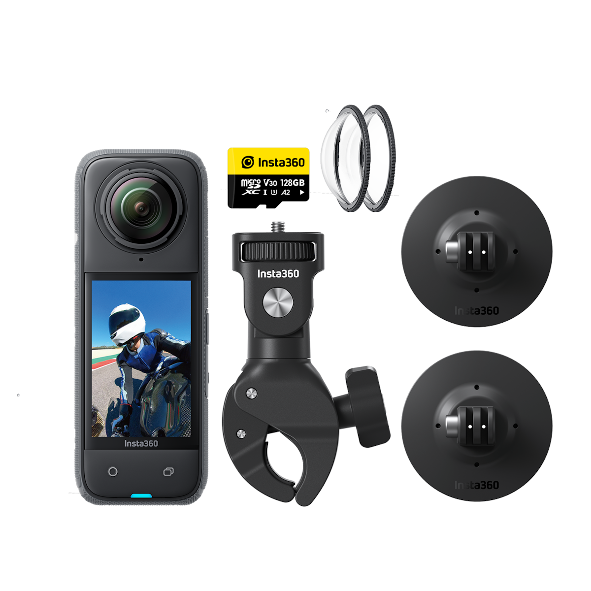 INSTA 360 X4 CAMERA MOTO BUNDLE + MC P.ABM0000501