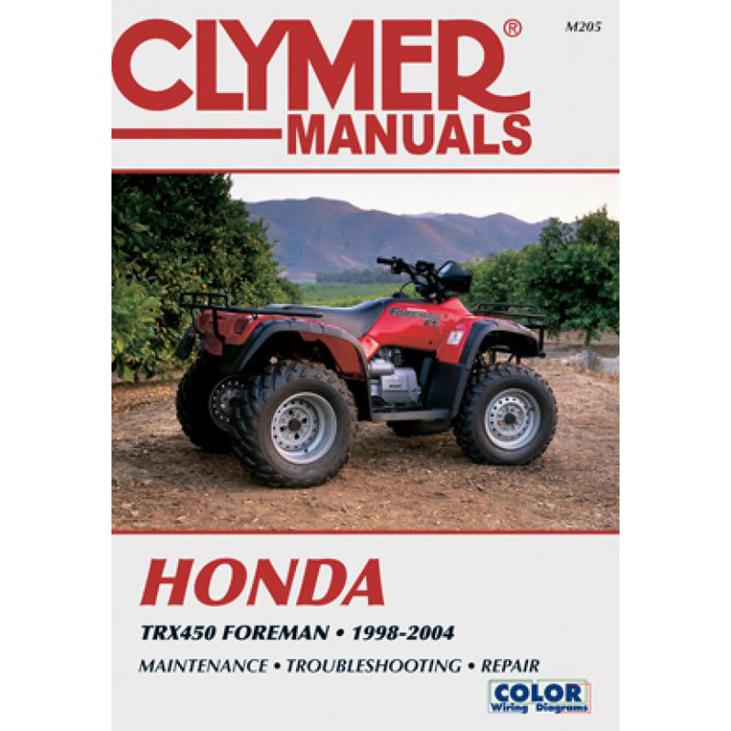 CLYMER HONDA TRX450 FOREMAN 1998-2004 CM205