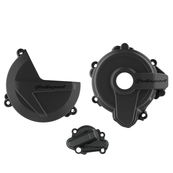 POLISPORT CLUTCH KIT+IGNITION COVER BK SHERCO 91004