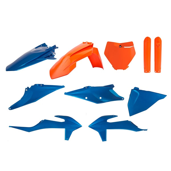 POLISPORT PLASTIC KIT COMP BL/OG KTM 91053