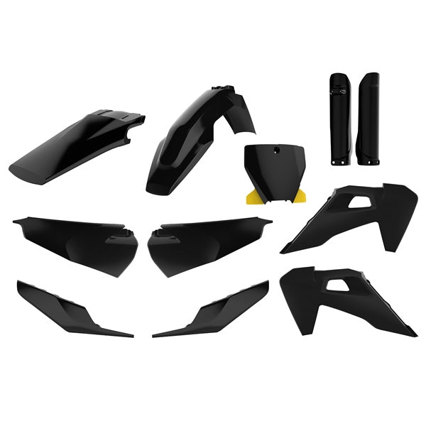 POLISPORT PLASTIC KIT COMP BK HUSQV 91122