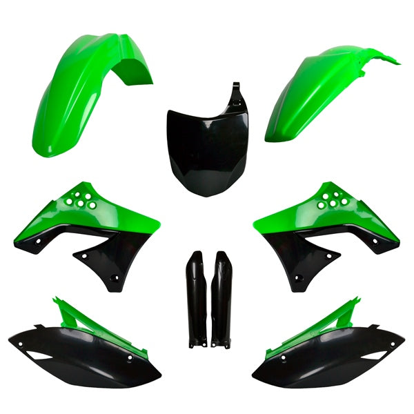 POLISPORT PLASTIC KIT COMP OEM KAWA 91483