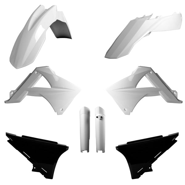 POLISPORT PLASTIC KIT COMP WH/BK/WH GASGAS 91546