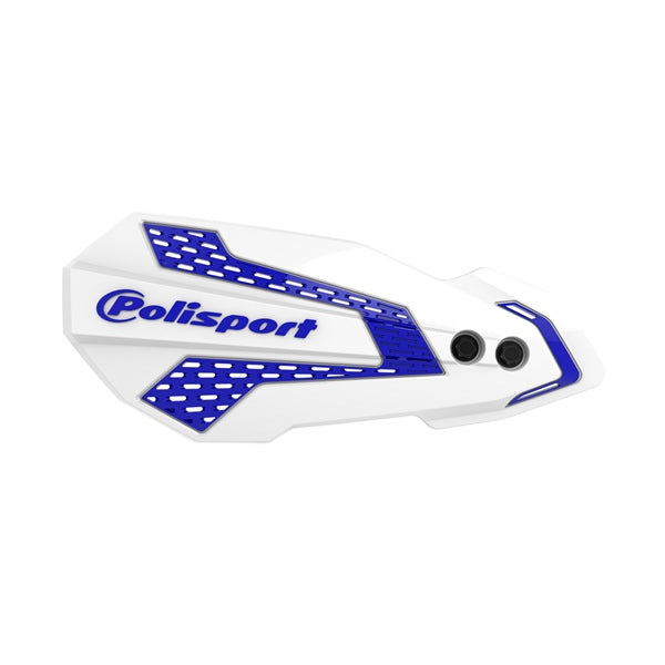 POLISPORT HANDGUARD MX FLOW W/MOUNT WH/BL 8308200016
