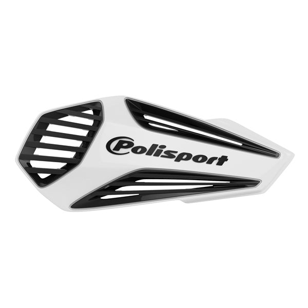 POLISPORT HANDGUARD MX AIR PLASTIC WH/BK 8308400013