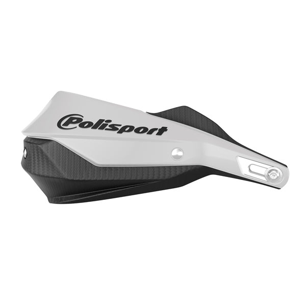 POLISPORT HANDGUARD TRAIL BLAZER PLASTIC WH/BK 8308800008
