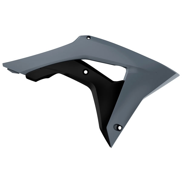 POLISPORT RADIATOR SCOOP GY/BK HON 8414800007