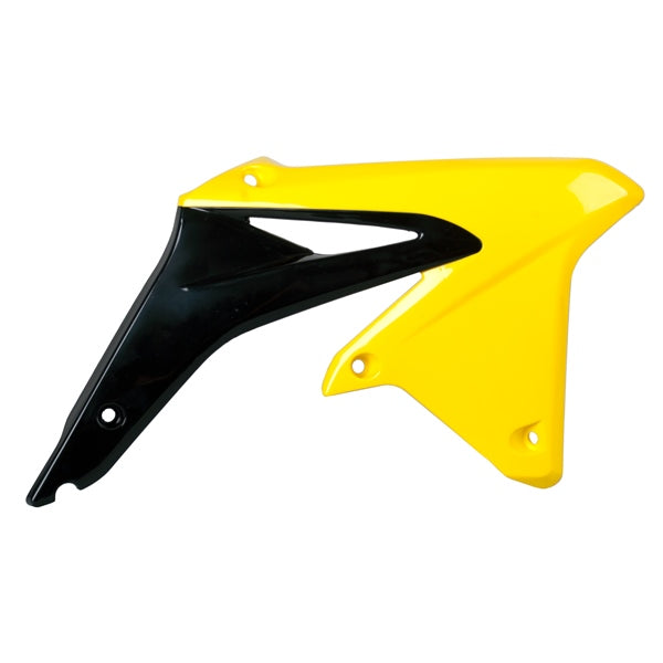 POLISPORT RADIATOR SCOOP BK/YE SUZ 8412500005