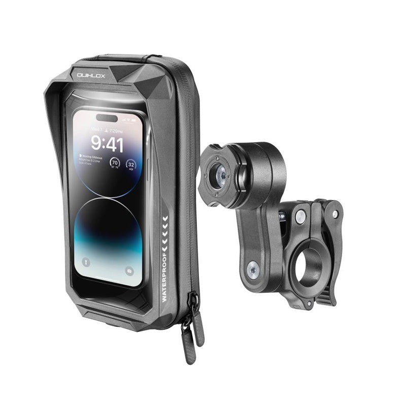 INTERPHONE X7" WATERPROOF QUIKLOX CASE WITH HANDLEBAR MOUNT SMQUIKLOXWPPRO