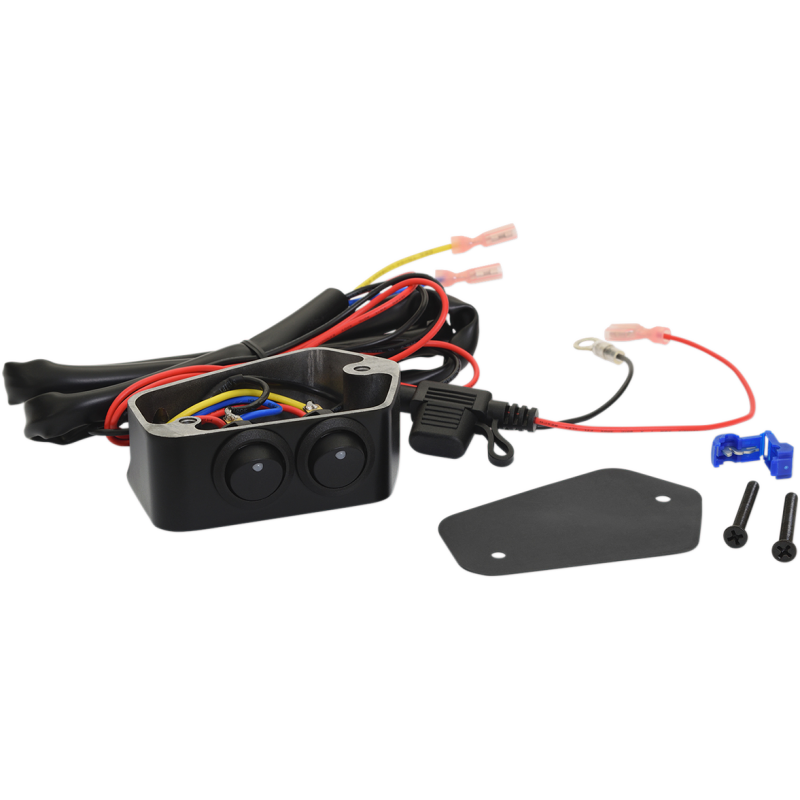 SHOW CHROME BRAKE SWITCH BLOCK - ILLUM 52-935BK