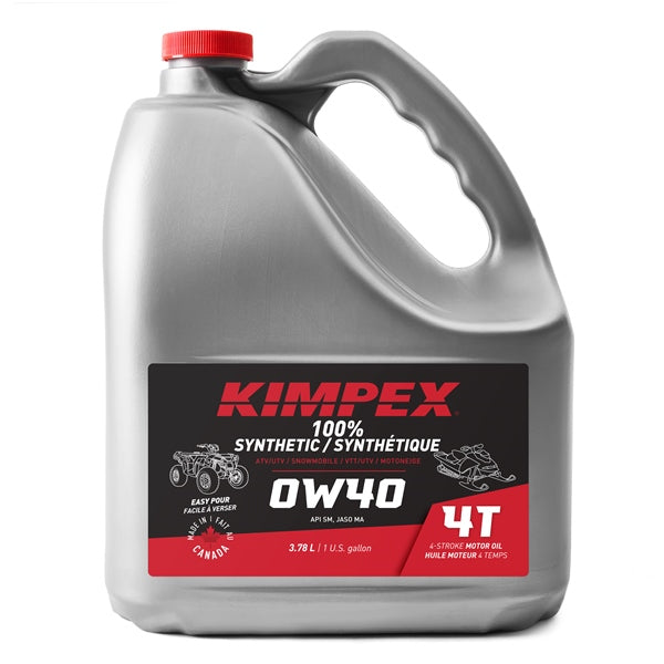 KIMPEX OIL ENGINE SNWMOB/ATV 0W40 3.78L SYNT FV0002726