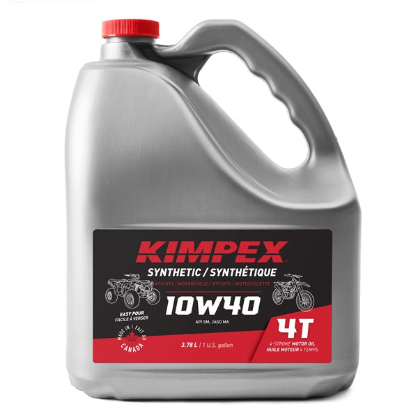KIMPEX OIL ENGINE MOTO/ATV 10W40 3.78L SYNT FV0002826