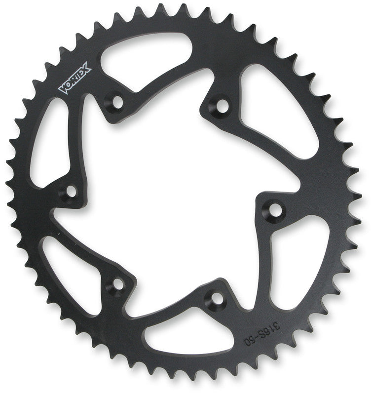 VORTEX SPROCKET VORTEX STEEL BLK 50T 316S-50
