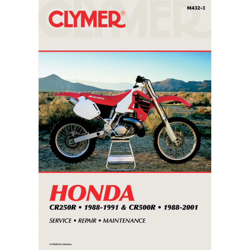 CLYMER 88-91 HONDA CR250 & 88-01 CR500R MANUAL CM4323