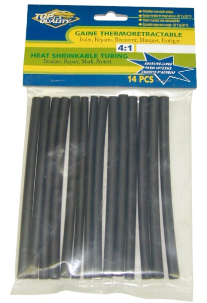 TRANSIT SHRINK TUBE 1/8"-3/16"(PKG14)W/GLUE 35-15001