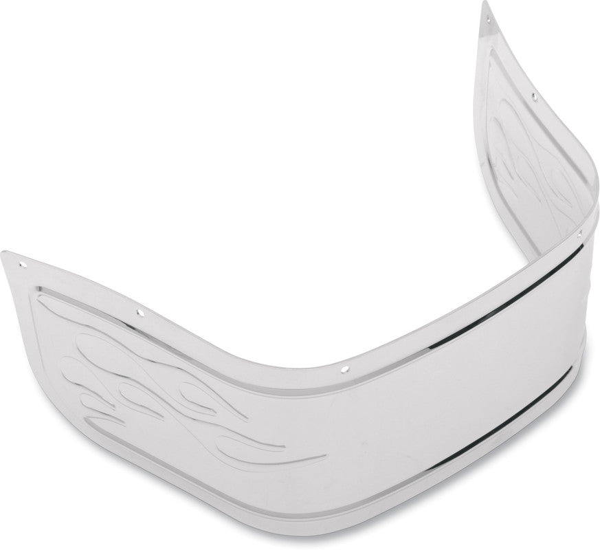 DRAG SPECIALTIES 80-13 FLT/FLHT FLAME FRT FENDER SKIRT 1405-0118
