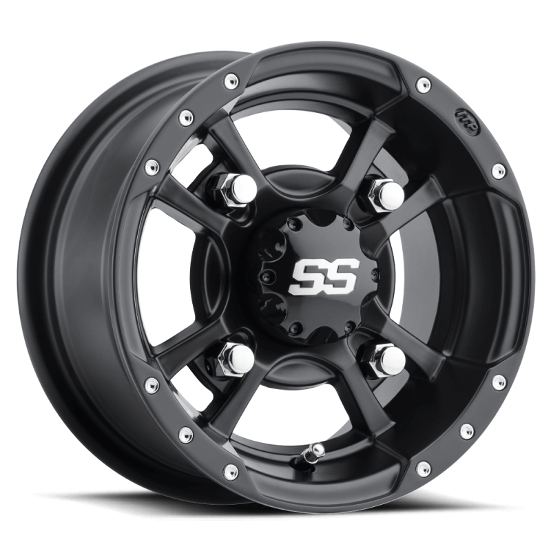 ITP SS112 SPORT WHEEL 10X8 4/110 3+5 REAR MATTE-BLACK 1028335536B