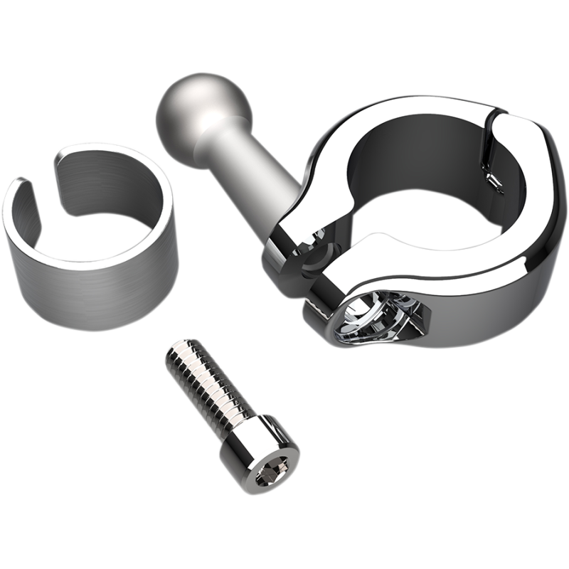 CIRO LLC CLAMP ALUM CHR 7/8-1" 50128